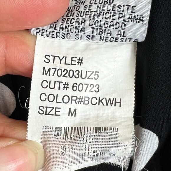 Speechless Womens Size Medium Black & White Polka Dot Print Summer Dress Y2k - Picture 4 of 7